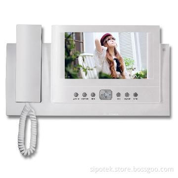 7 inch TFT Color Video Door Phone with Internal Memory and Play Back